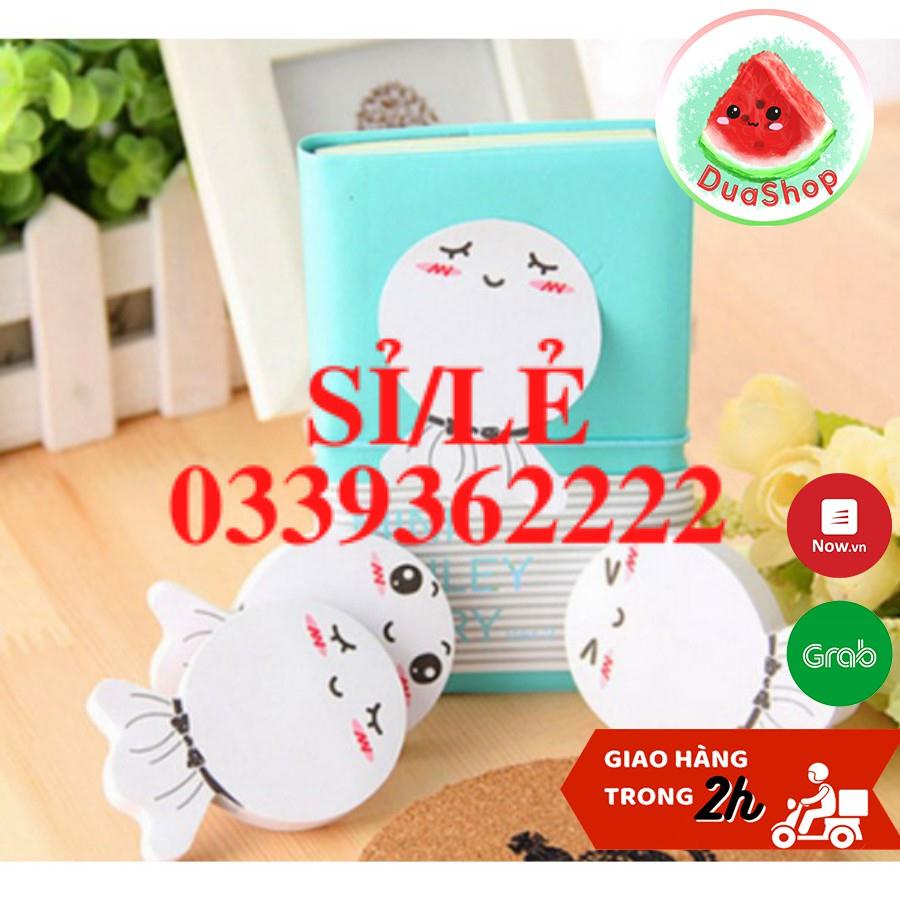 [ HAIANHSHOP ] Giấy note búp bê cầu mưa nắng 6,5*4,8cm  Duashop &gt;