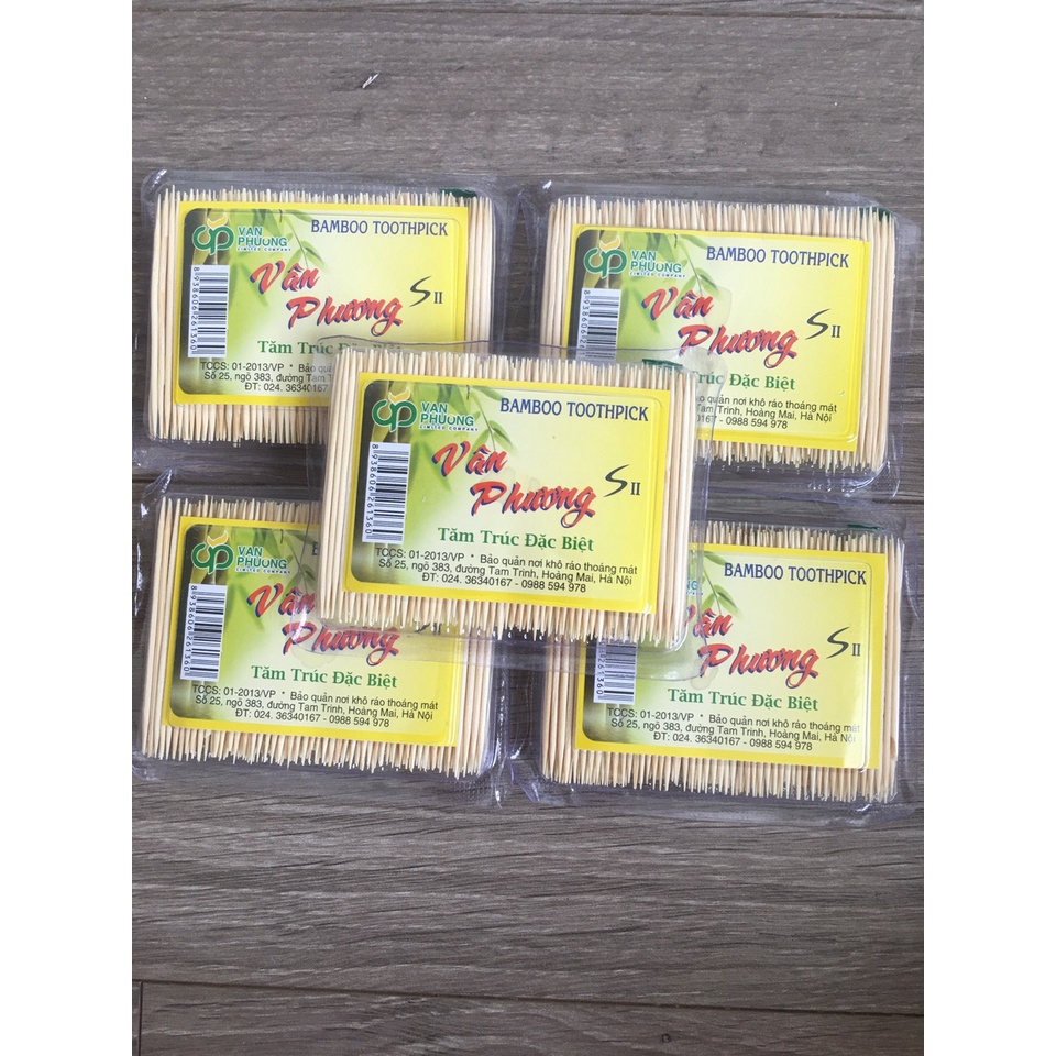 Hộp Tăm trúc đặc biệt Vân Phương-Hà Nội, tăm xỉa răng cho gia đình của bạn, hàng tiêu chuẩn chất lượng cao