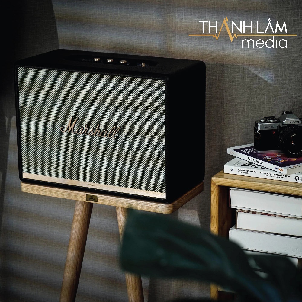 Chân loa Marshall - Woburn 3 - Stanmore 3 - Acton 3 - Thiết kế phòng khách tinh tế, hỗ trợ nghe nhạc tốt hơn