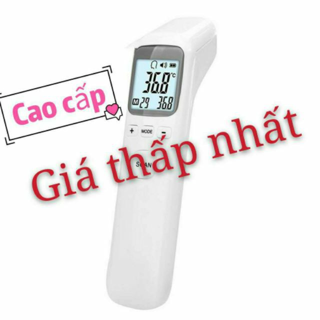 Nhiệt kế hồng ngoại chất lượng cao không tiếp xúc, có thể đo chính xác trán / tai