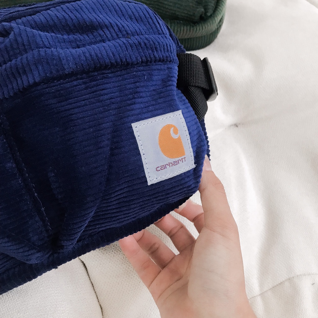Balo Carhartt Corduroy GREYB Nhung Tăm Chống Nước Nhiều Màu Phong Cách Hàn Quốc