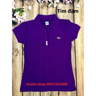 Áo cá sấu nữ thêu logo cá sấu size đến 65kg