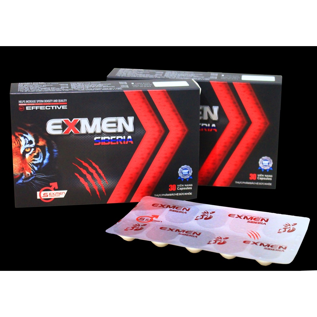 EXMEN SIBERIA - Giúp bổ thận - Sinh tinh - Tăng số lượng, chất lượng tinh trùng
