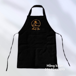 Tạp dề spa,tạp dề phun xăm chất tuyết mưa dầy dặn(chưa thêu logo)