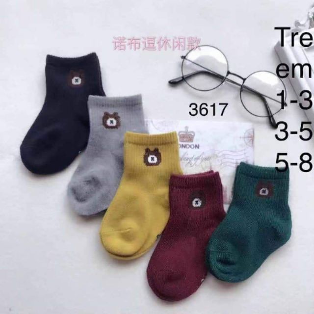 Combo 5 đôi tất cho bé