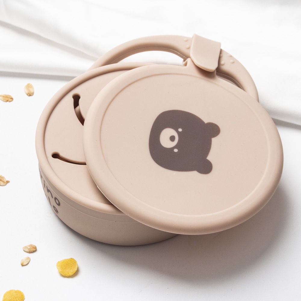 Hộp Đựng Thức Ăn Bằng Chất Liệu Silicone Dành Cho Trẻ Em