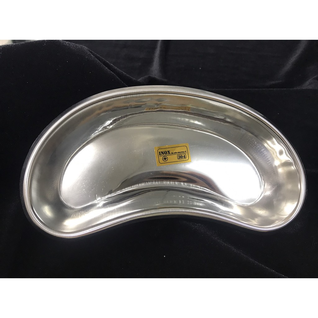 Khay inox bầu dục sâu lòng/ dụng cụ vệ sinh xỏ khuyên