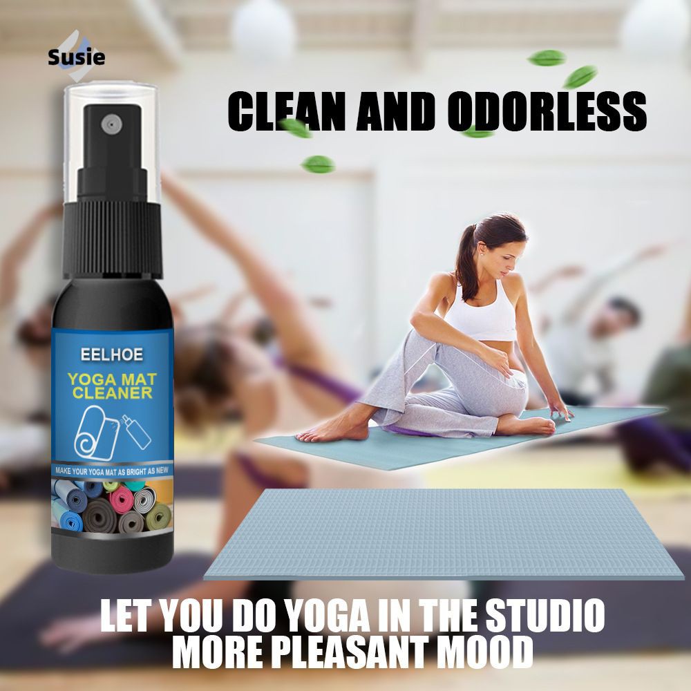 (Hàng Mới Về) Chai Xịt Vệ Sinh Thảm Yoga 30ml Không Cần Rửa Vết Bẩn
