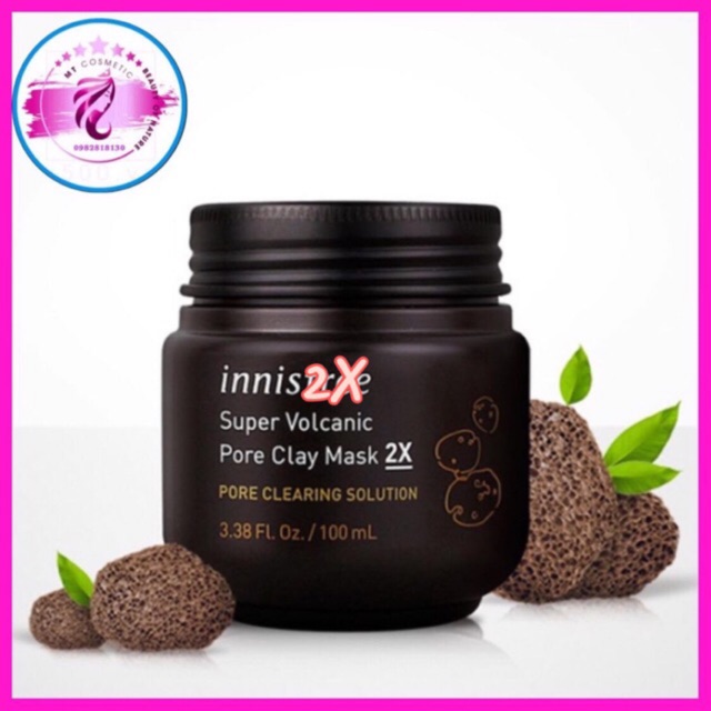 Mặt Nạ Đất Sét Innis Super Volcanic Pore Clay Mask 2X