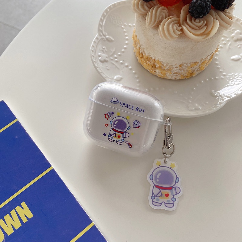 Vỏ Bảo Vệ Hộp Sạc Tai Nghe Airpods 1 / 2 / Pro / 3 Họa Tiết Hoạt Hình Dễ Thương Độc Đáo