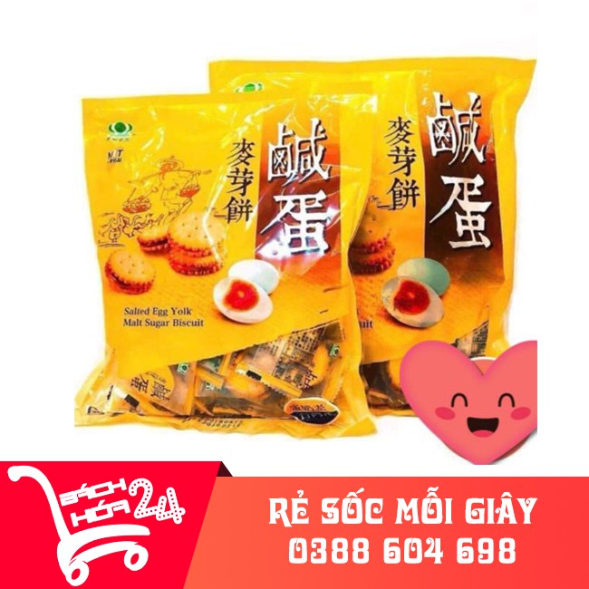 【Báchhóa24h】BÁNH QUY TRỨNG MUỐI 500gam Date mới nhất