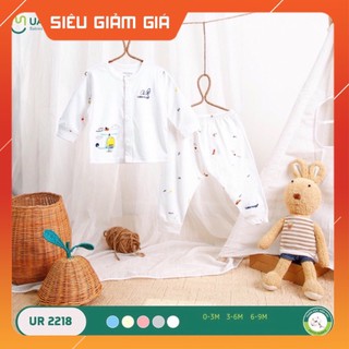 [UALAROGO] Quần áo sơ sinh UalaRogo chất petit họa tiết 5 màu cho bé