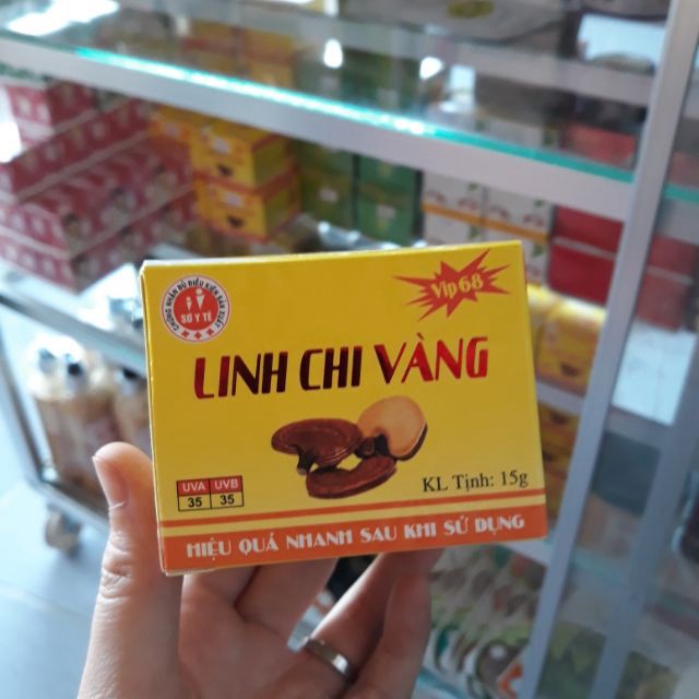 - Kem siêu trắng linh chi vàng 15g - Store Chính Hãng