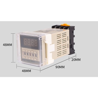 Bộ hẹn giờ rơ le thời gian luân phiên DH48S-S timer đôi