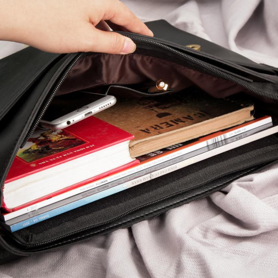 Túi Da Nam Cao Cấp Công Sở Sang Trọng DN269 (đen - nâu)  [Bh 12 tháng] | BigBuy360 - bigbuy360.vn