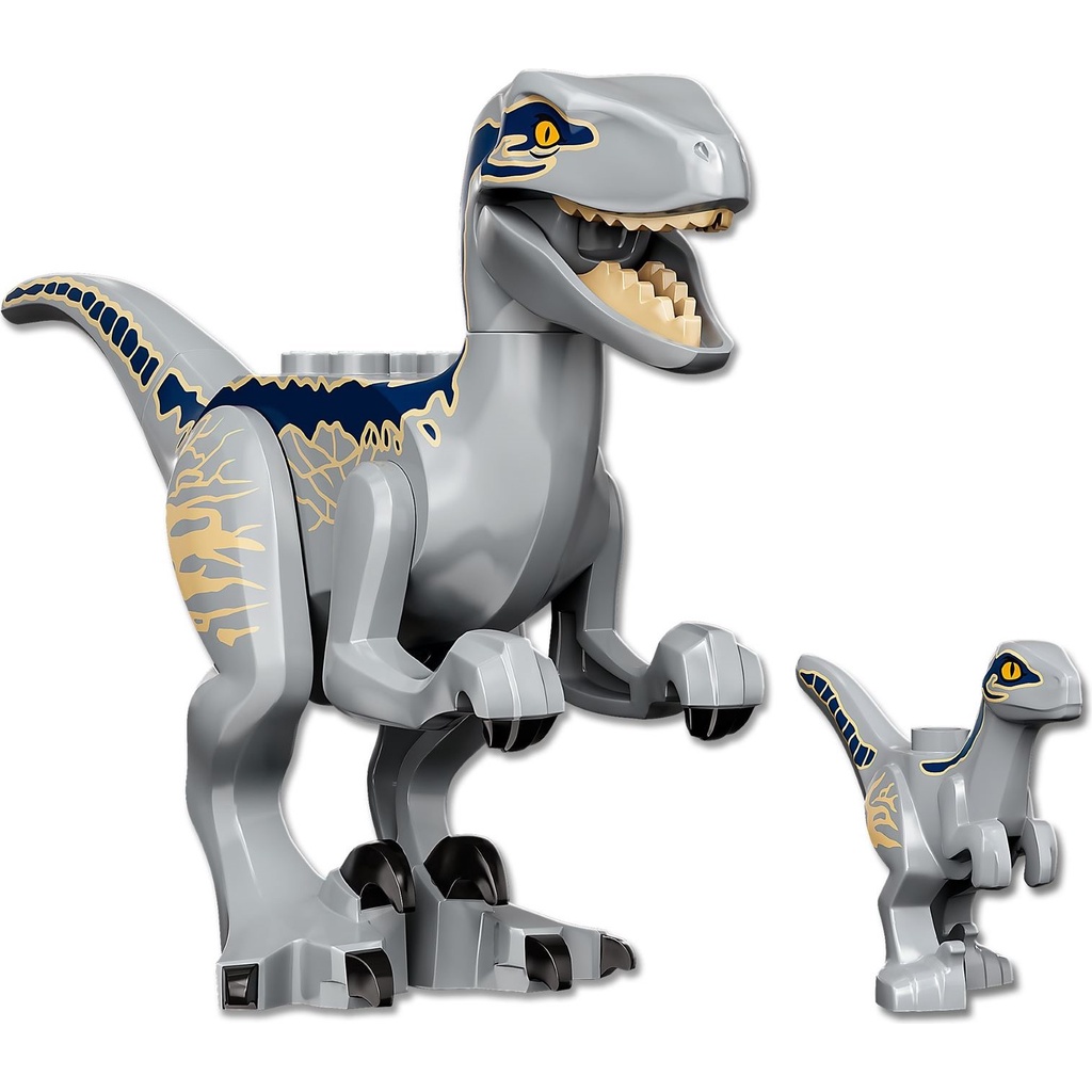 LEGO Jurassic World 76946 Truy đuổi khủng long Velociraptor Blue & Beta
