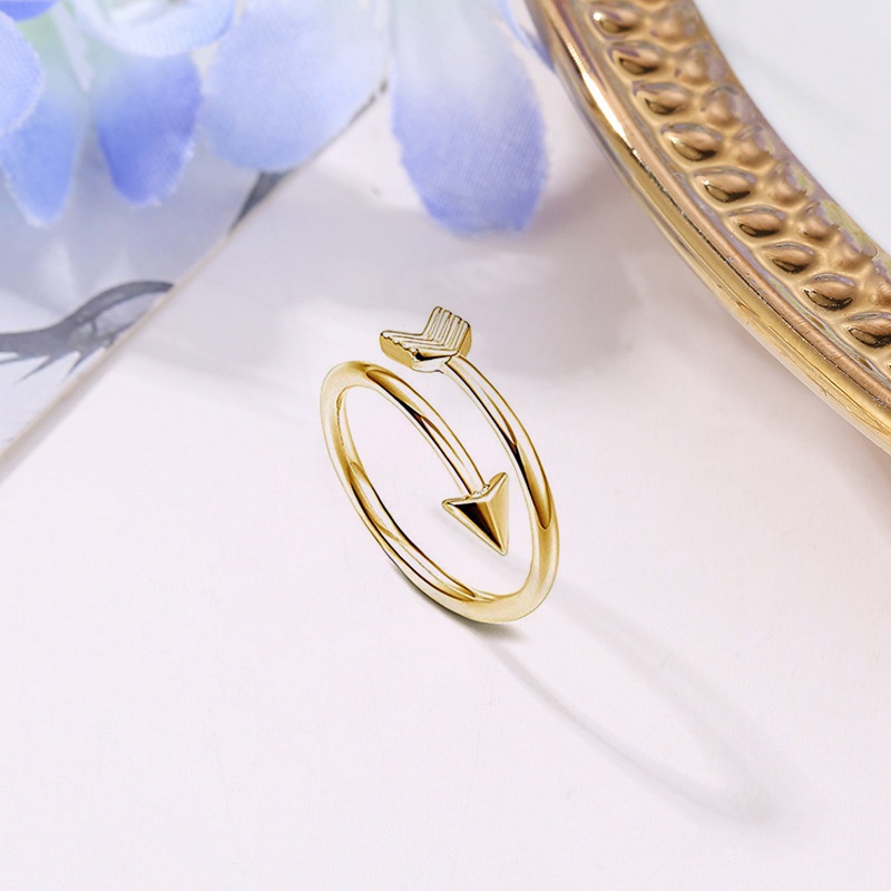 Set 4 nhẫn nữ đeo ngón chân có thể điều chỉnh bằng kim loại đính đá đơn giản đa dạng
