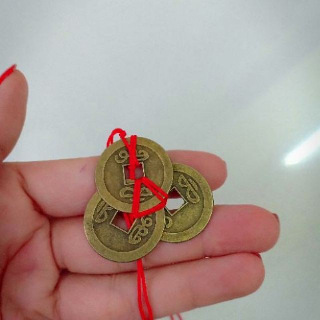 3 đồng xu cổ tết chi đỏ thu hút tiền bạc – may mắn | BigBuy360 - bigbuy360.vn