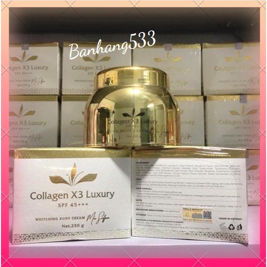 Kem dưỡng Body Collagen Luxury x3