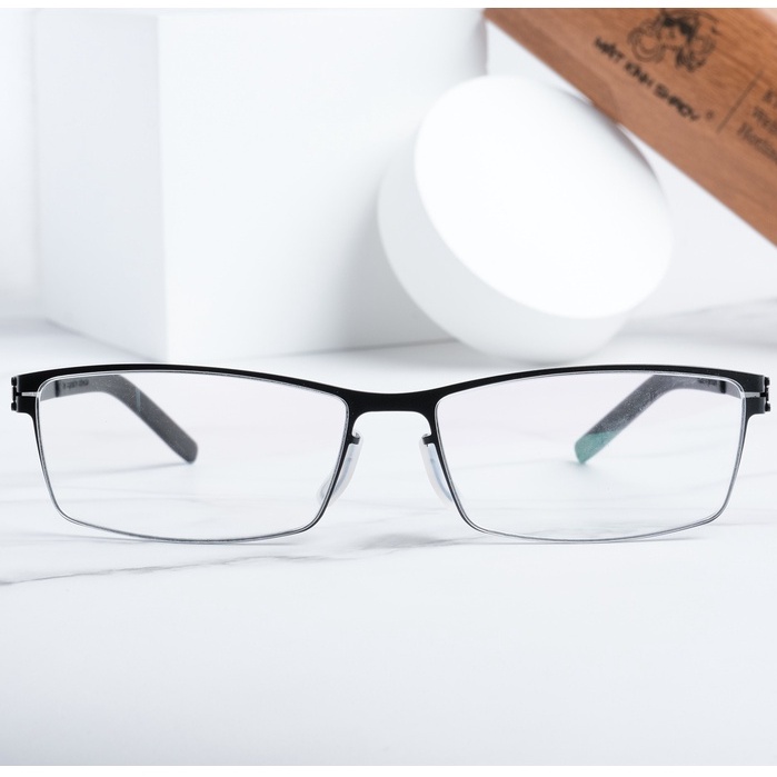 Gọng Kính Cận Thép Không Gỉ Shady Unisex G1382