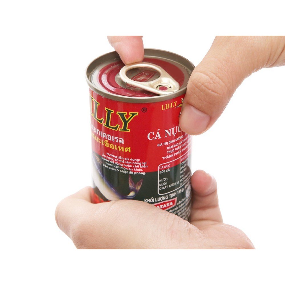 [ ĐẬM ĐÀ VỊ THÁI ] 01 Hộp 155gr Cá nục sốt cà Lilly , Hạn sử dụng 24 tháng. | BigBuy360 - bigbuy360.vn