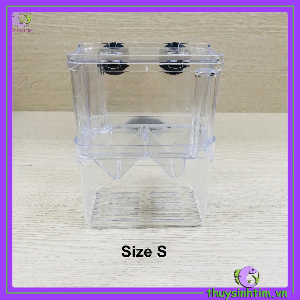 Lồng Đẻ Mica Nhiều Size Dành Cho Cá Cảnh