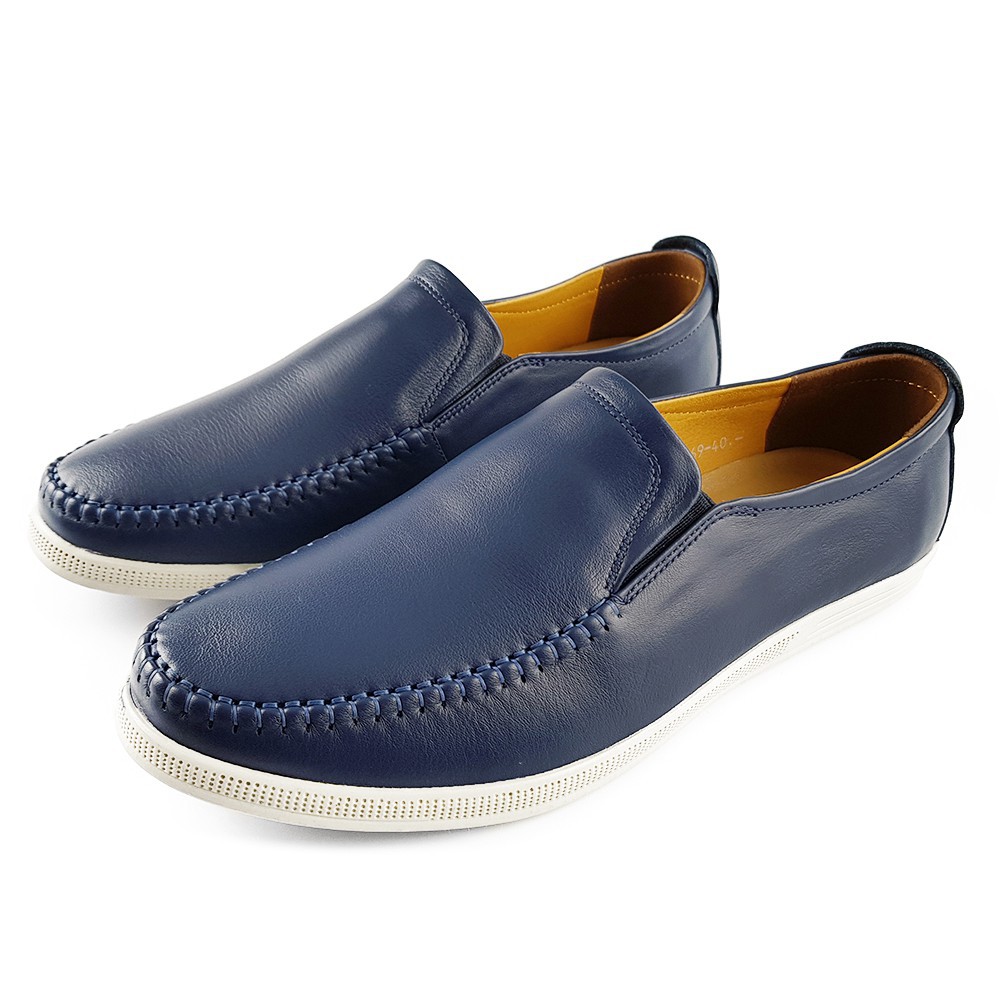 Giày slipon nam da bò nhập khẩu da thật Ensado GL03