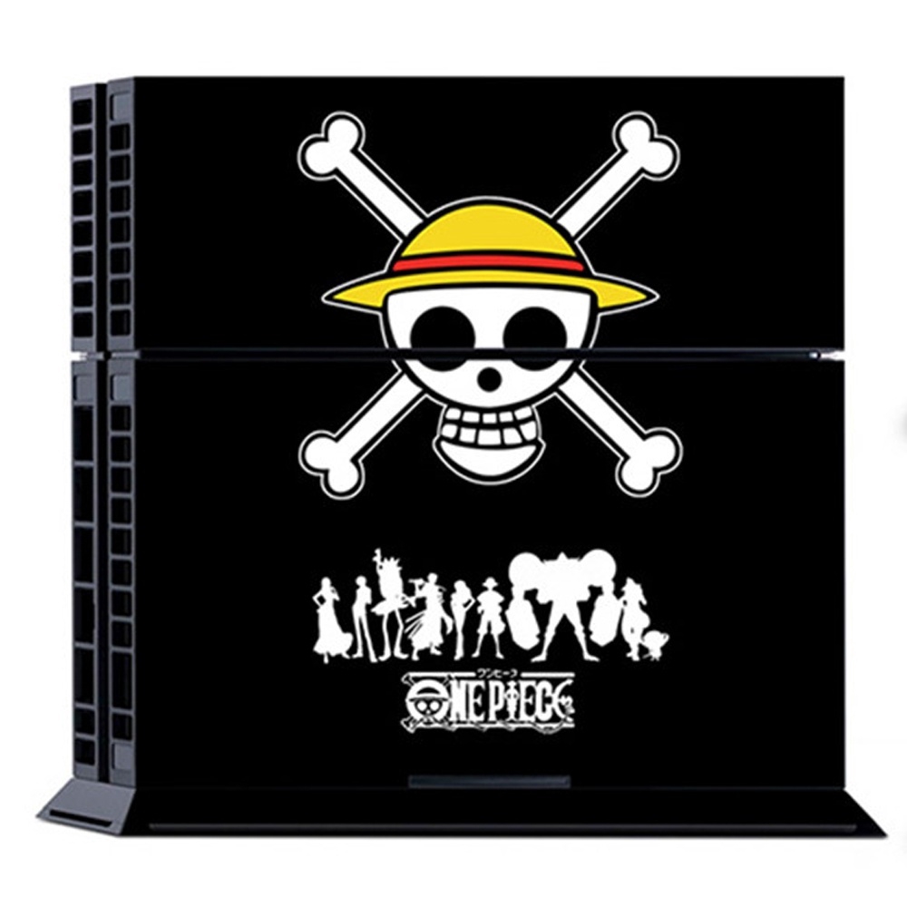 Decal dán trang trí bảo vệ máy chơi game PS4 hình anime One Piece