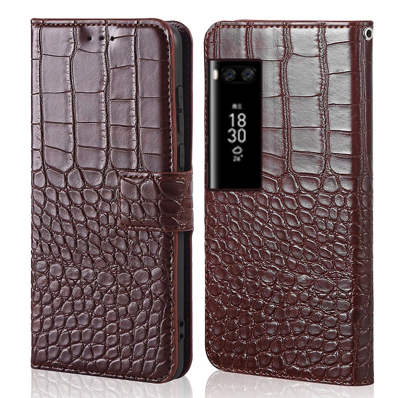 Ốp Lưng Da Cá Sấu Sang Trọng Dành Cho Meizu Pro 7 Plus / Pro7plus