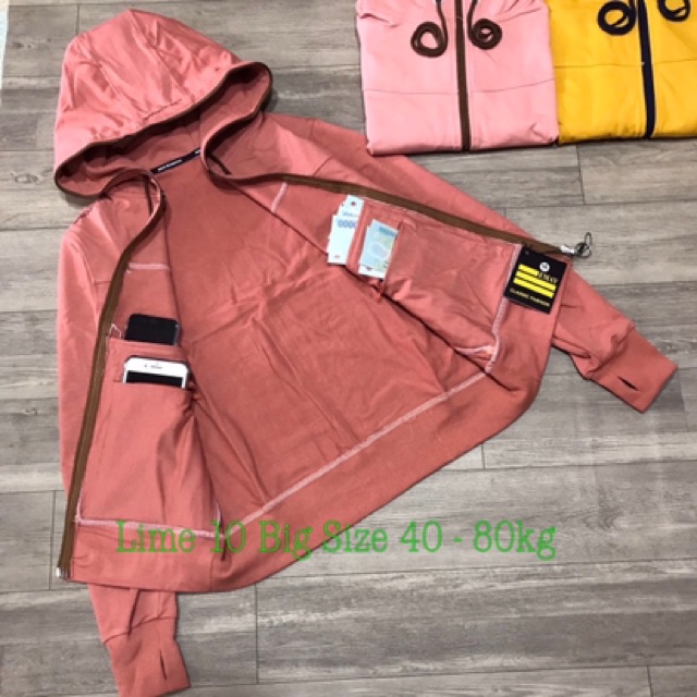 Áo Khoác Lime 10 Big Size