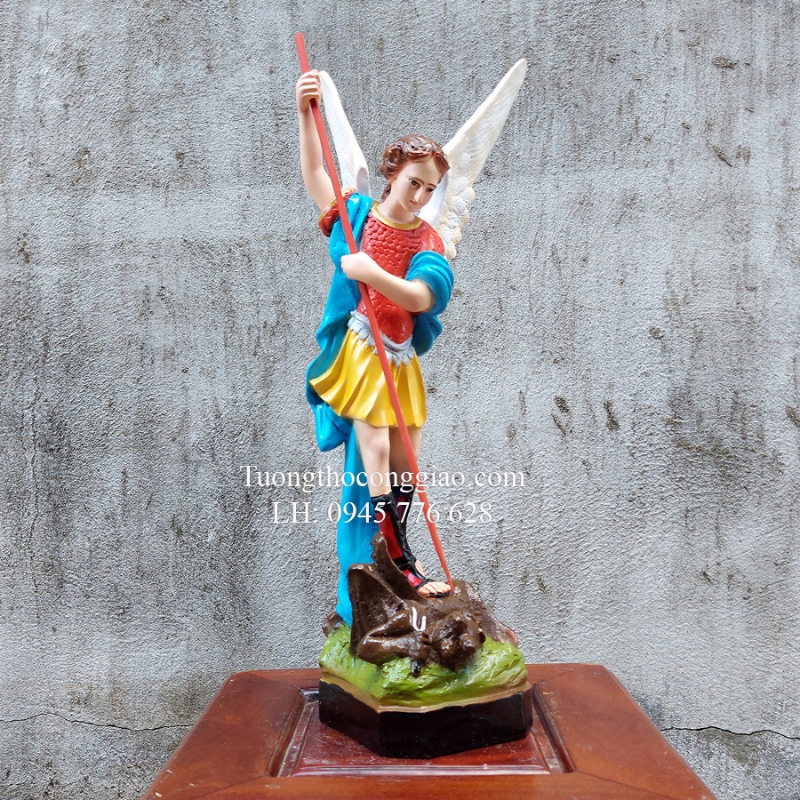 Tượng Thánh Thiên Thần Michael 50cm composite
