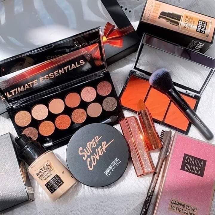 Combo 3 Bộ trang điểm [Chính hãng]  Sivanna Color gồm 07 món makeup siêu xinh.Tặng kèm 1 túi đựng mỹ phẩm. | BigBuy360 - bigbuy360.vn