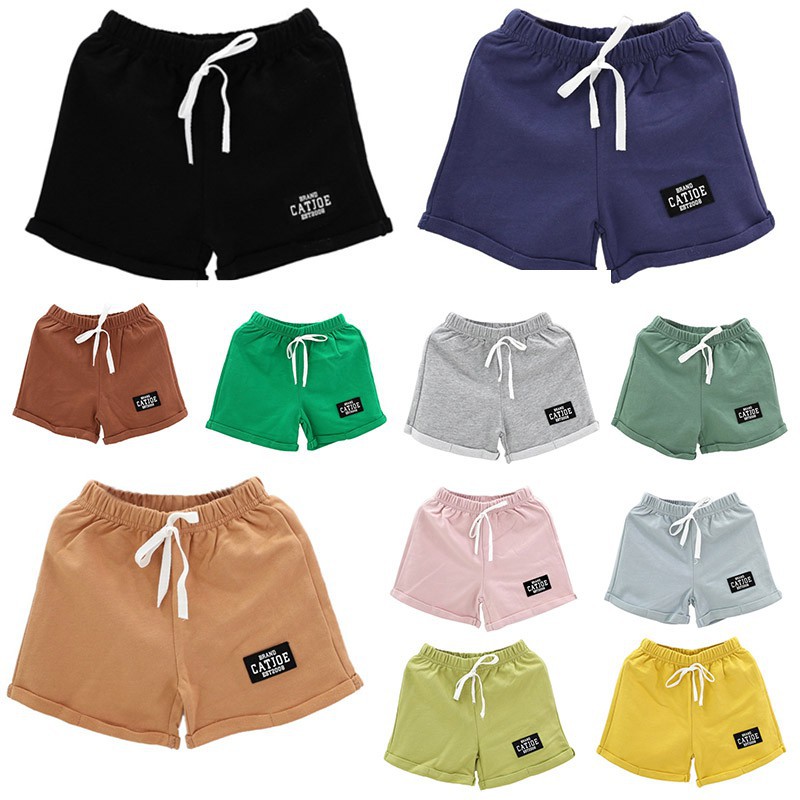 Quần short cotton lưng thun thoải mái cho bé