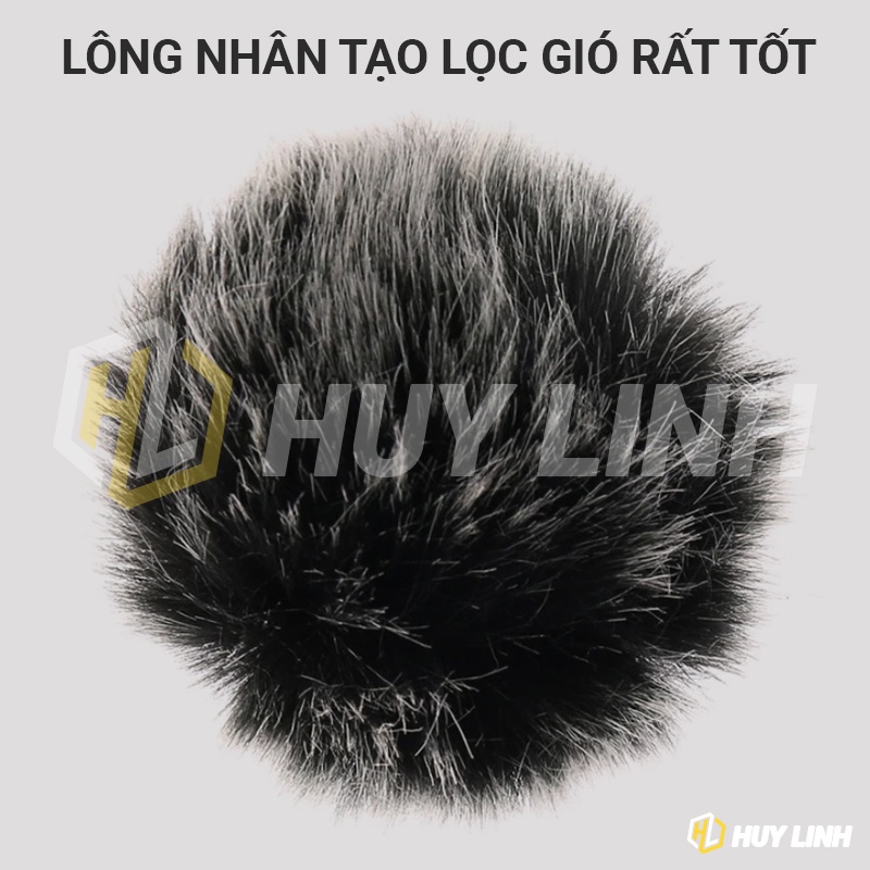 Bông Lọc gió cho micro cài áo Boya M1 MM1 M1DM - Giảm tiếng ồn rít lọc âm