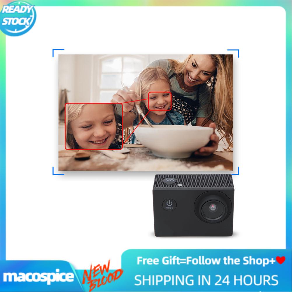 Bộ giá đỡ camera thể thao chống nước Macospice WiFi HD 1080P | BigBuy360 - bigbuy360.vn