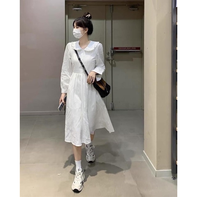 Váy đũi gân cổ bèo TC6