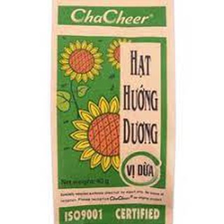 Hạt hướng dương chacheer vị dừa gói 40g