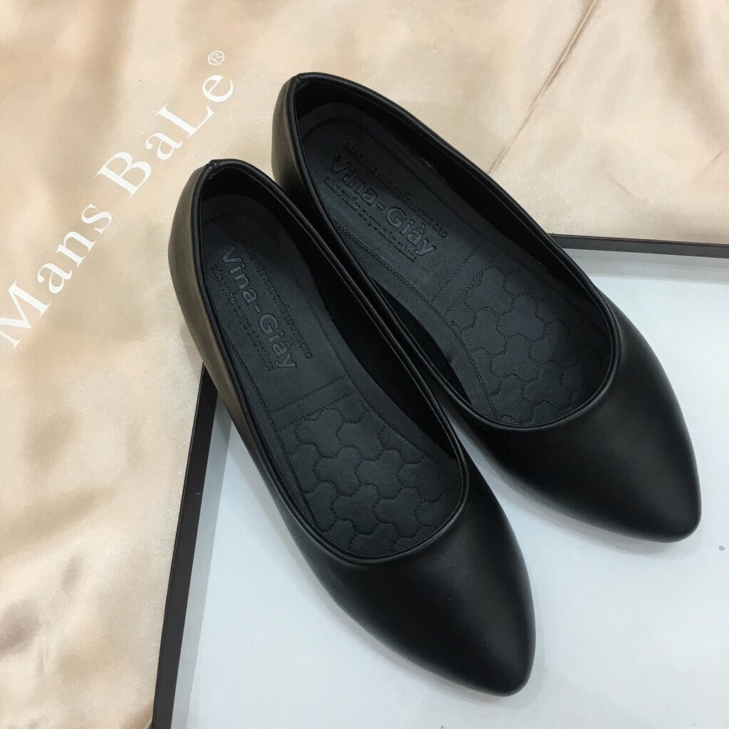 Giày bệt búp bê mũi nhọn đi cực êm