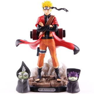 Mô hình nhân vật Naruto Uzumaki với Shima Fukasaku trong Naruto: Cuộc phiêu lưu Gió xoáy độc đáo