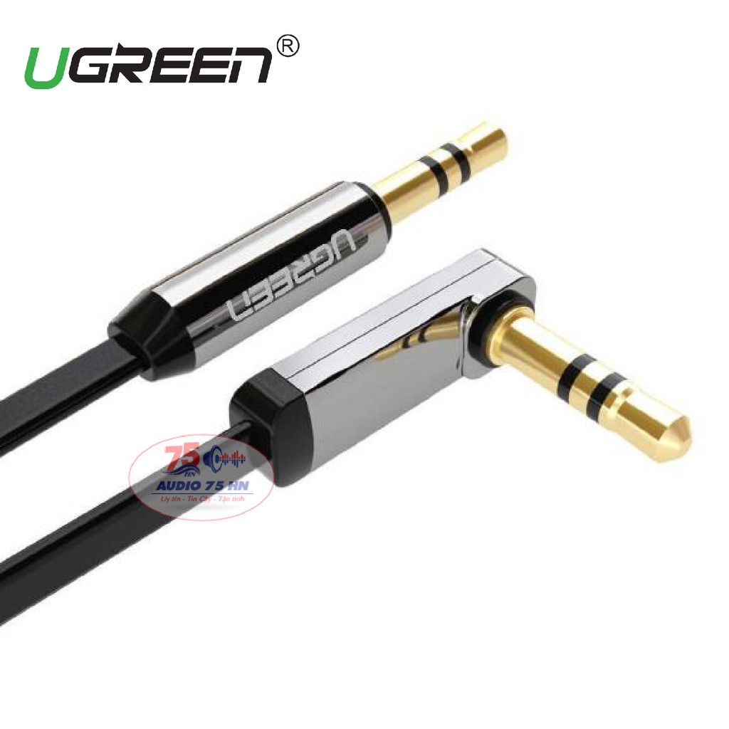 [CHÍNH HÃNG] Cáp Audio 3.5mm dẹt Ugreen AV119 hàng chính hãng nhiều kích thước