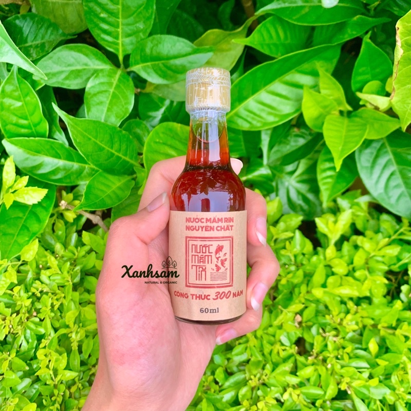 Nước Mắm Rin Tĩn Nguyên Chất 40 độ đạm 60ml - XanhSam