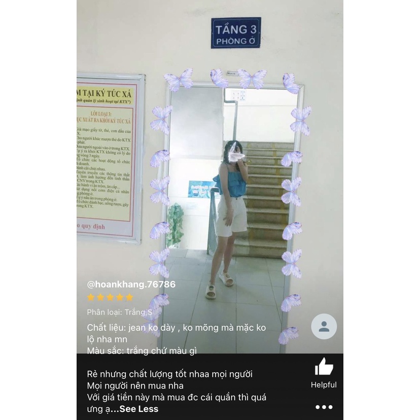 Quần short jean nữ màu trắng chất mềm mại , siêu mát - Quần sọt jean ngố lửng nữ TA21