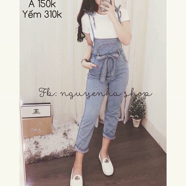 Sét yếm Jean Baggy