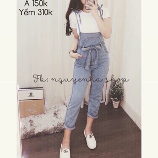 Sét yếm Jean Baggy