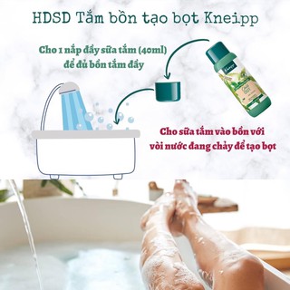set tắm bồn mini kneipp