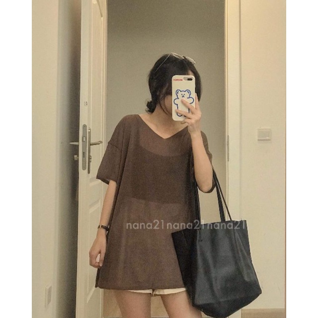 Áo len mongtoghi xẻ vạt