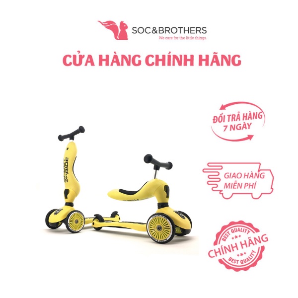  Xe scooter trẻ em Scoot and Ride Highwaykick 1 màu Lemon