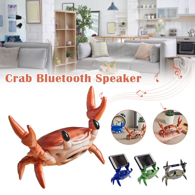 Loa Bluetooth Không Dây Hình Con Cua Dễ Thương