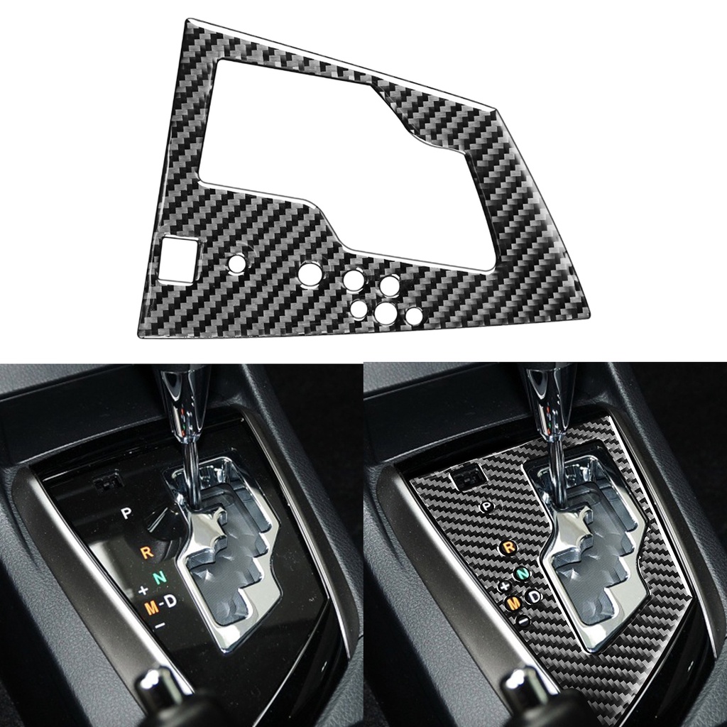 Miếng Dán Bảng Điều Khiển Cần Gạt Số Tự Dính Bằng Sợi Carbon Cho Toyota Corolla 2014-2018