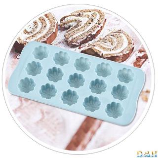 Silicone Fondant Cake Molds Non-Stick Kitchen Baking Pans Ice Cube Trays Baking Tool